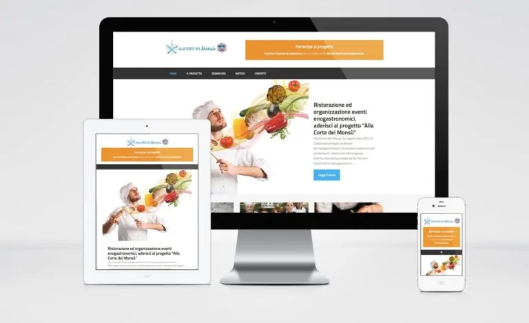 Sito web responsive Alla Corte dei Monsù ACLI