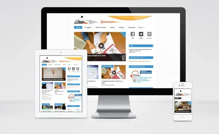 sito web progetto autonoma-mente