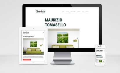 Sito Web TomArts layout - Vincenzo Di Dio